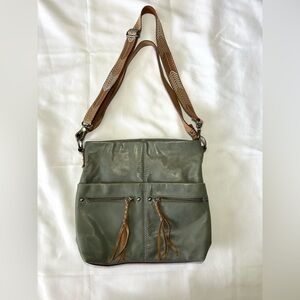 The Sak Leather Ashland Bucket Bag